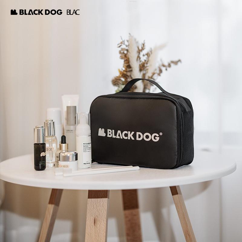 【BLAC黑客】BLACKDOG黑狗雙層洗漱包化妝包 乾溼分離 分區收納 可掛可提-細節圖8
