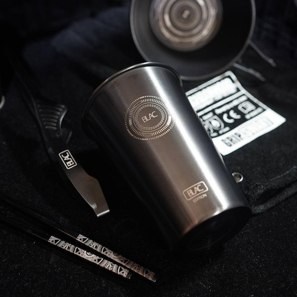 【BLAC黑客】304不鏽鋼真空鍍鈦杯500ml 可堆疊收納 雷射雕刻不掉漆不掉色-細節圖7