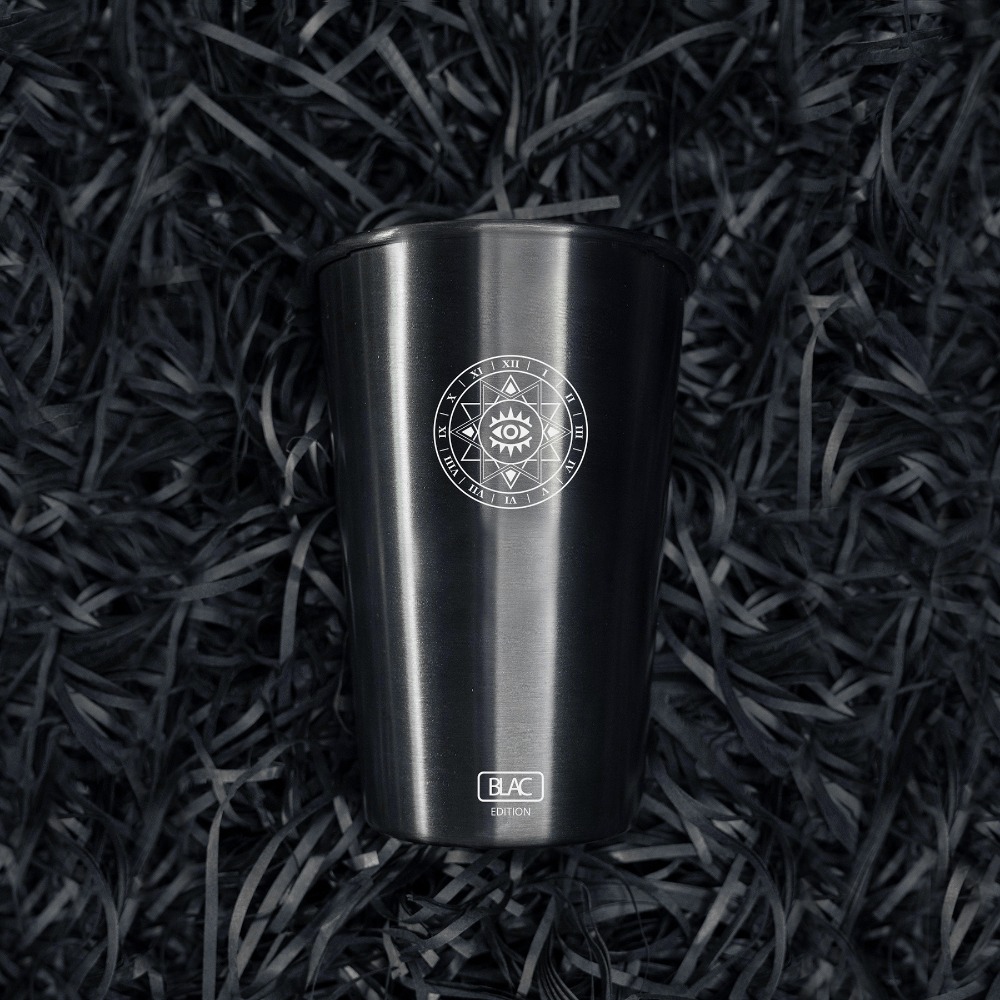【BLAC黑客】304不鏽鋼真空鍍鈦杯500ml 可堆疊收納 雷射雕刻不掉漆不掉色-規格圖9