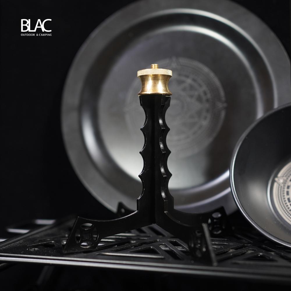 【BLAC黑客】復古風格鐵藝黃銅燈架燈座 1/4英吋螺牙 可拆卸收納-細節圖2