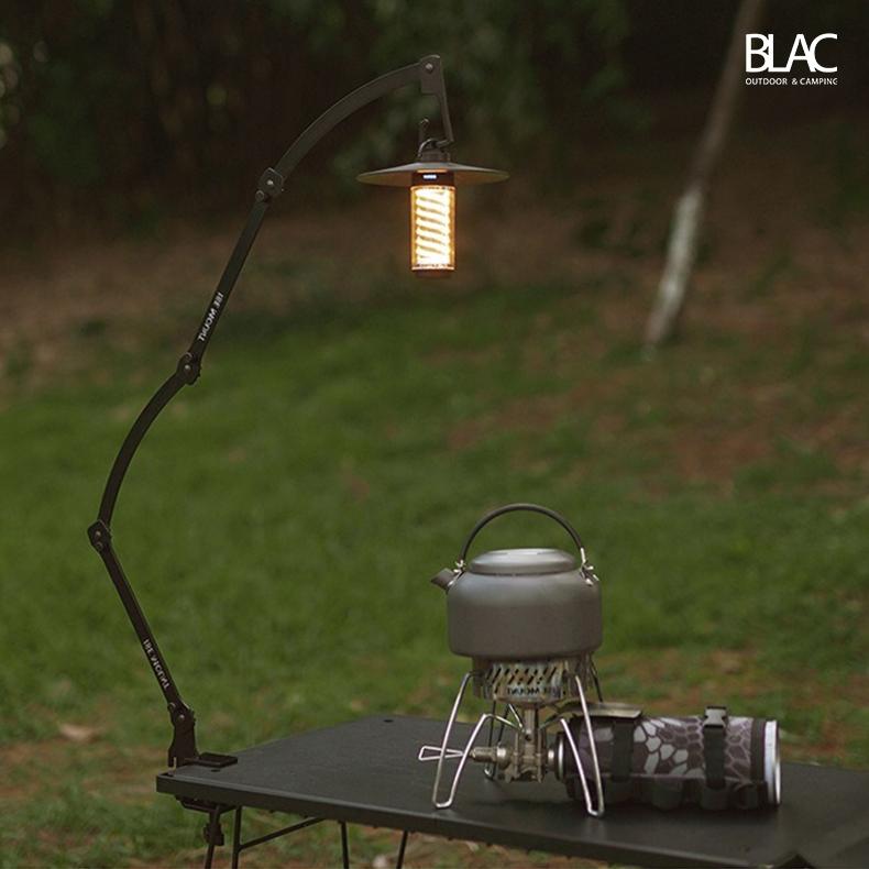 【BLAC黑客】桌上型多角度可調節燈架 適用於桌面厚度3cm內 附收納袋-細節圖4