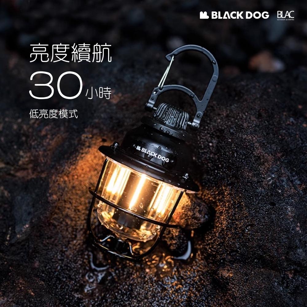 【BLAC黑客】BLACKDOG黑狗復古露營燈松果燈 5種燈光模式 260流明 內建活動掛勾 可充電2000mAh鋰電池-細節圖3