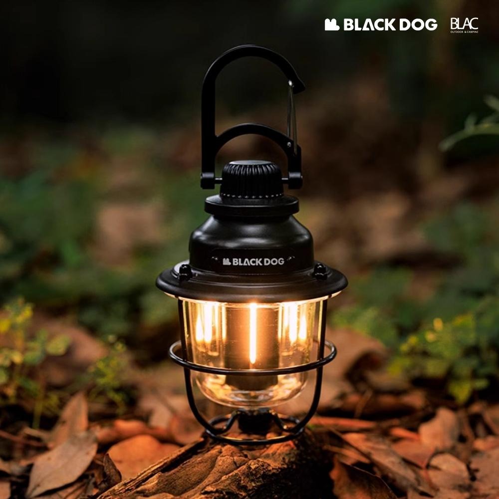【BLAC黑客】BLACKDOG黑狗復古露營燈松果燈 5種燈光模式 260流明 內建活動掛勾 可充電2000mAh鋰電池-細節圖7