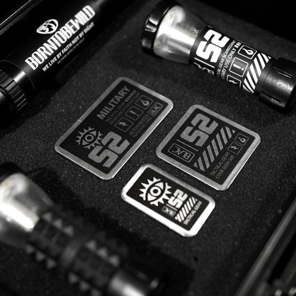 【BLAC黑客】52TACTICAL戰術風格金屬鋁標銘牌 3M背膠 每組3款-細節圖5