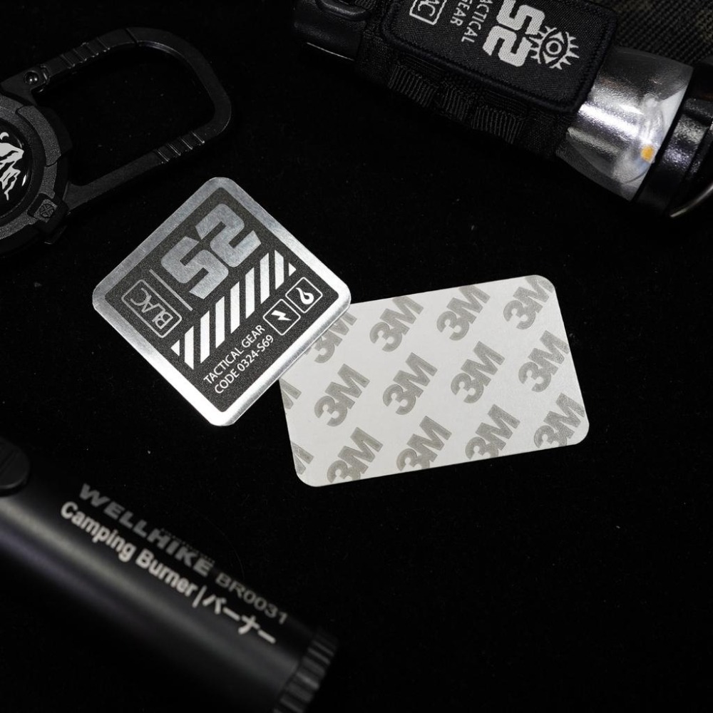 【BLAC黑客】52TACTICAL戰術風格金屬鋁標銘牌 3M背膠 每組3款-細節圖7