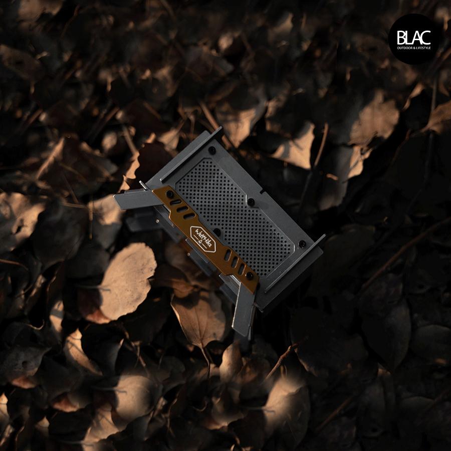 【BLAC黑客】WELLHIKE焚火台造型桌面香薰爐2.0版 薰香爐蚊香爐304不鏽鋼附薰香夾 Cordura收納包-細節圖3