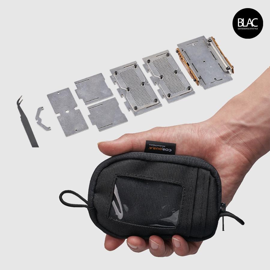 【BLAC黑客】WELLHIKE焚火台造型桌面香薰爐2.0版 薰香爐蚊香爐304不鏽鋼附薰香夾 Cordura收納包-細節圖5