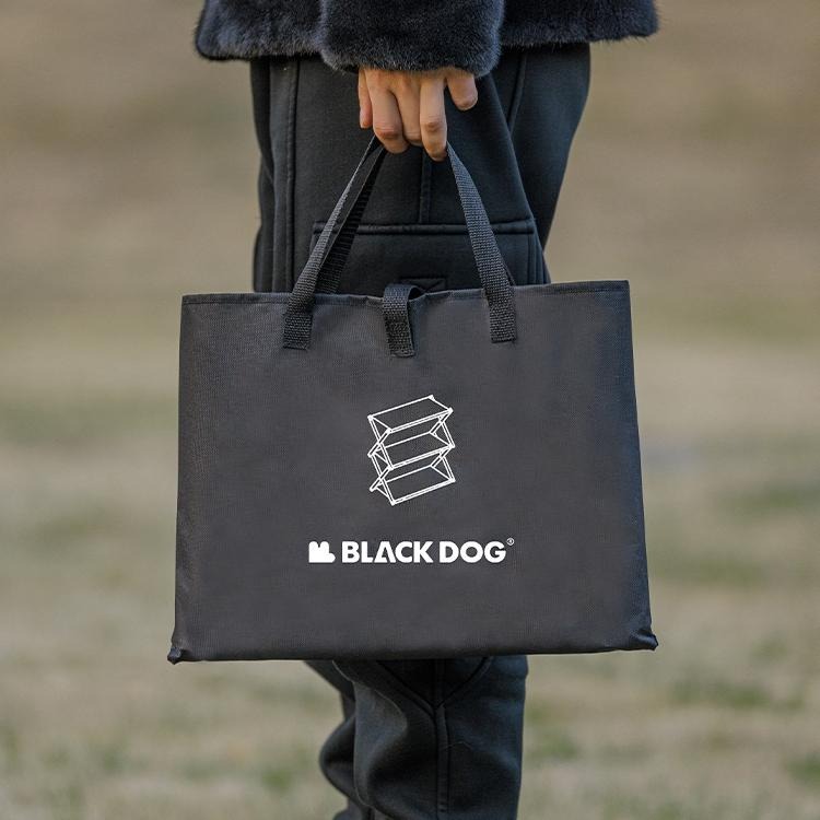 【BLAC黑客】BLACKDOG黑狗戶外多功能折疊置物架三層架-桌上型 含收納袋-細節圖5