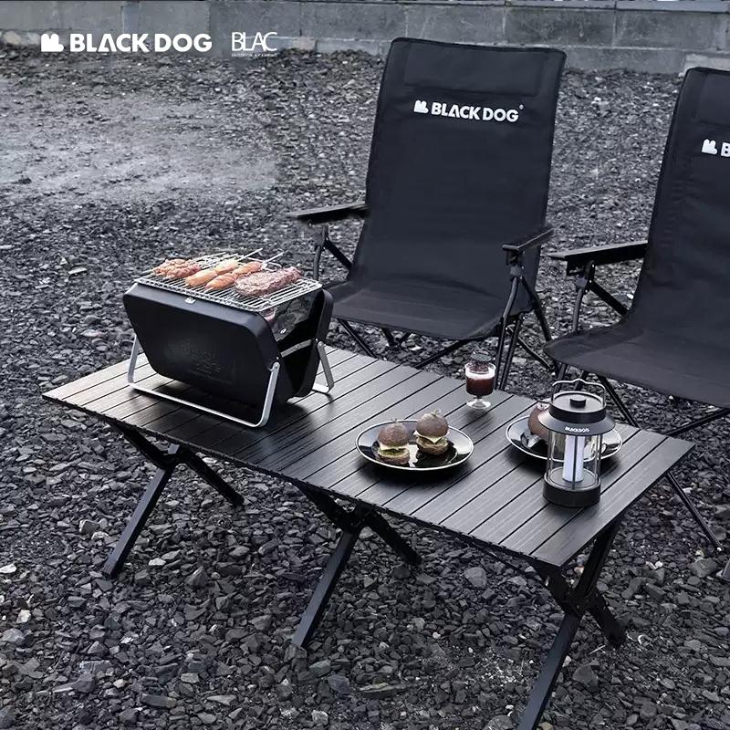 【BLAC黑客】BLACKDOG黑狗全鋁合金折疊桌蛋捲桌 整桌可拆卸收納120cm-細節圖2