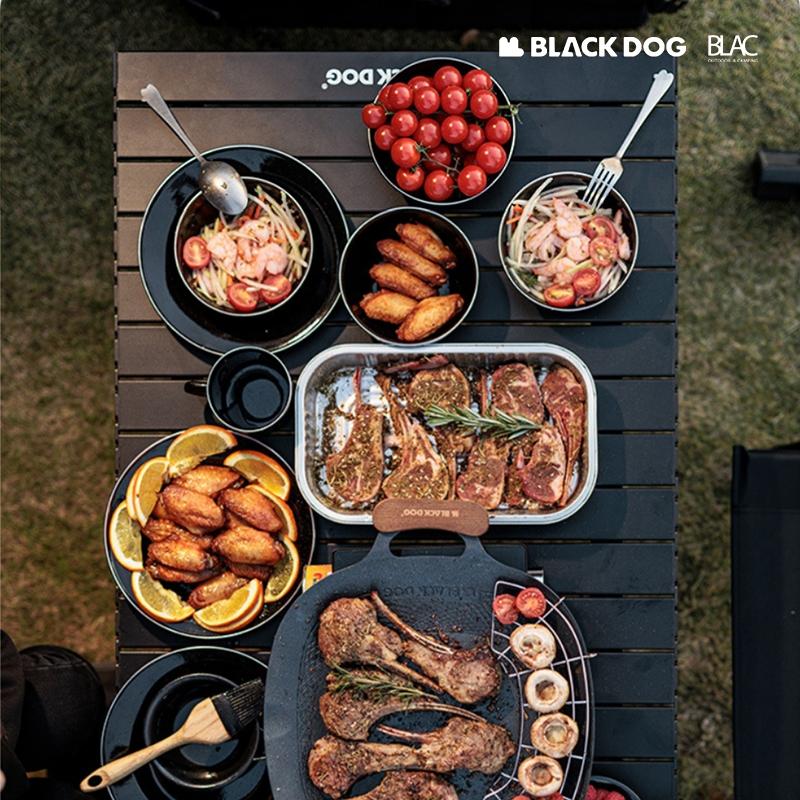 【BLAC黑客】BLACKDOG黑狗全鋁合金折疊桌蛋捲桌 整桌可拆卸收納120cm-細節圖5