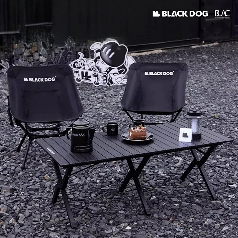 【BLAC黑客】BLACKDOG黑狗全鋁合金折疊桌蛋捲桌 整桌可拆卸收納120cm-細節圖5