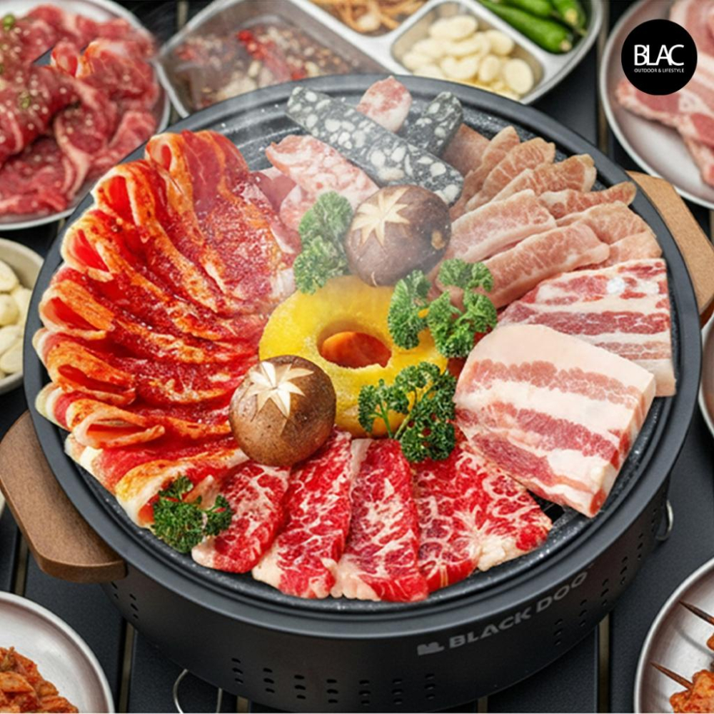 【BLAC黑客】BLACKDOG黑狗多功能燒烤爐碳烤爐 烤網煎烤盤二合一 烰碳PRO-細節圖2