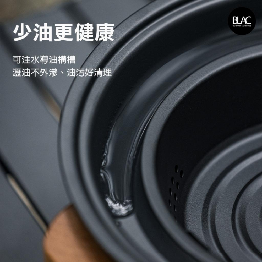 【BLAC黑客】BLACKDOG黑狗多功能燒烤爐碳烤爐 烤網煎烤盤二合一 烰碳PRO-細節圖8