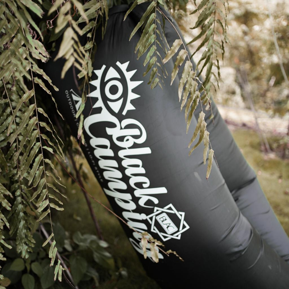 【BLAC黑客】戶外音樂節懶人充氣沙發 充氣床加大版 210D抗撕裂格紋布 附收納袋-細節圖9