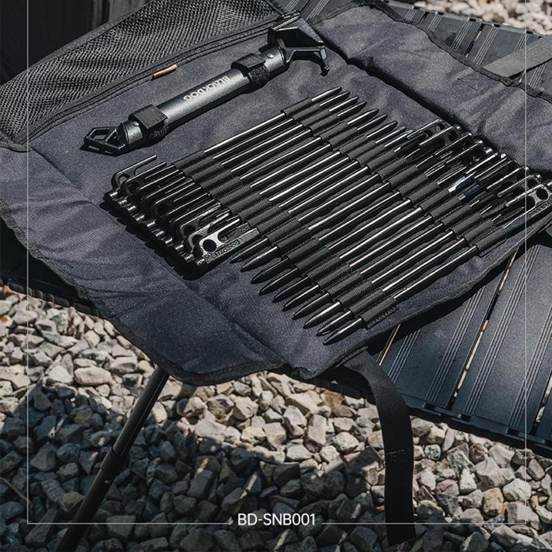【BLAC黑客】BLACKDOG黑狗營釘營槌工具包收納包 300D抗撕裂牛津布-細節圖3