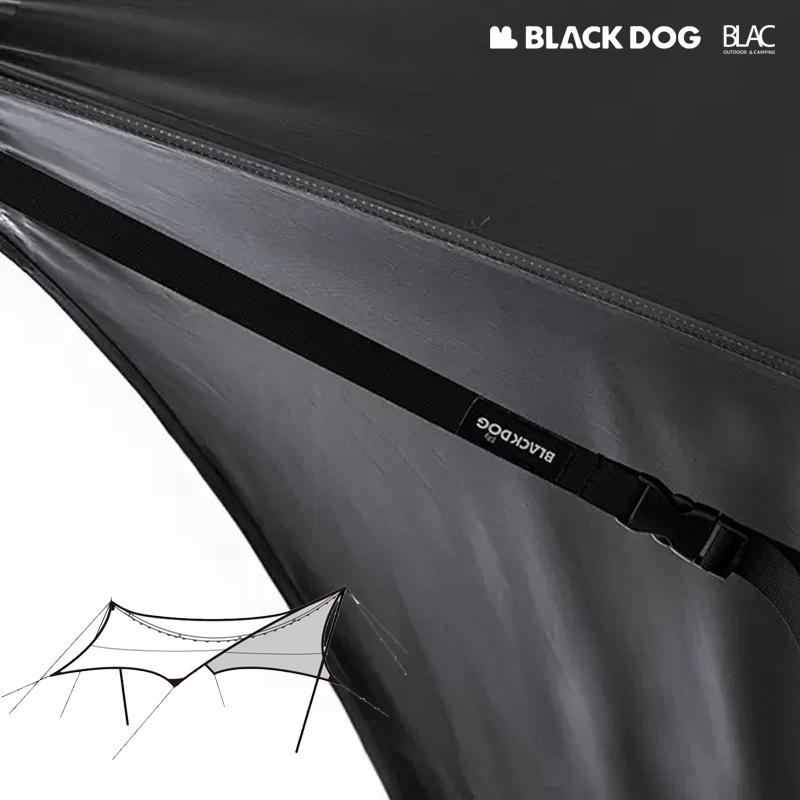 【BLAC黑客】BLACKDOG黑狗天幕掛繩 延伸織帶 拉力帶 長短可調 最長至6.1m-細節圖8