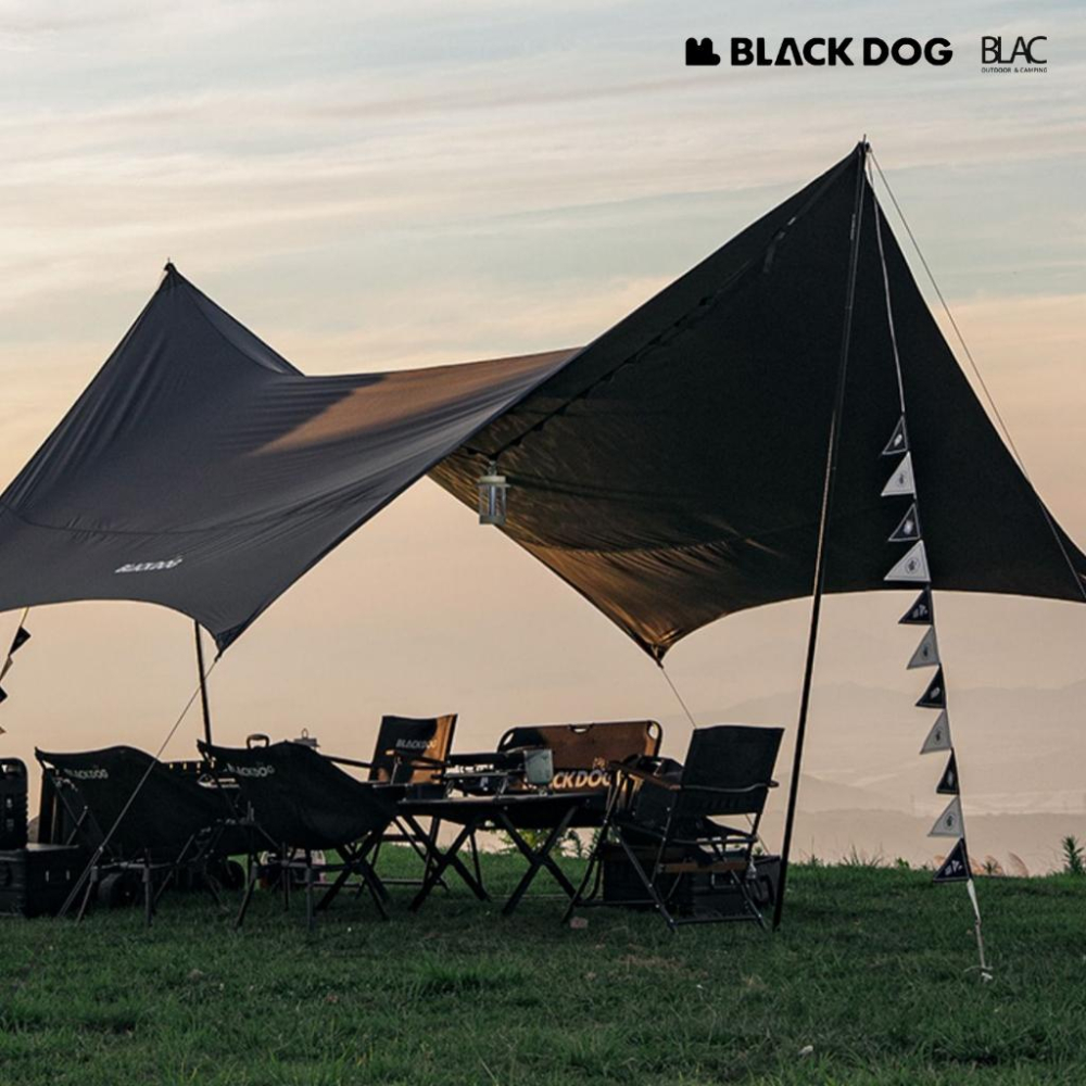 【BLAC黑客】BLACKDOG黑狗天幕掛繩 延伸織帶 拉力帶 長短可調 最長至6.1m-細節圖9