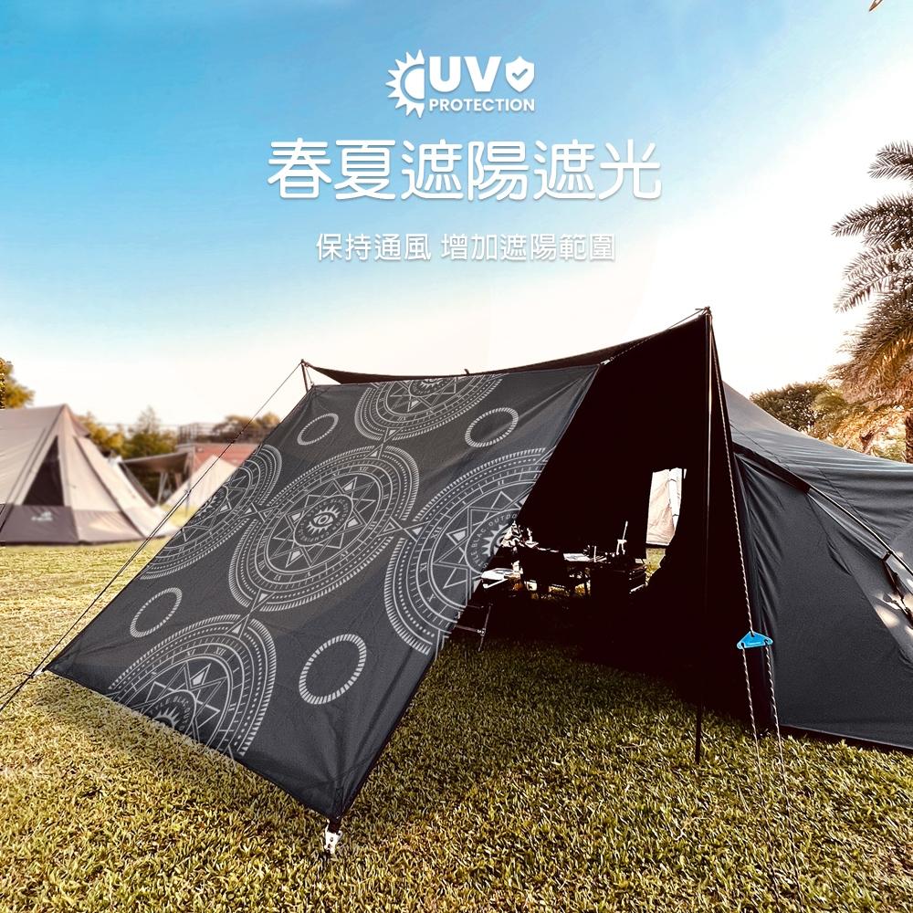 【BLAC黑客】遮光風格掛布 遮光遮陽遮風 邊布圍布 210D抗撕裂牛津布BORNTOBEWILD - BLAC黑客-黑化風格美學 風格露營 ...