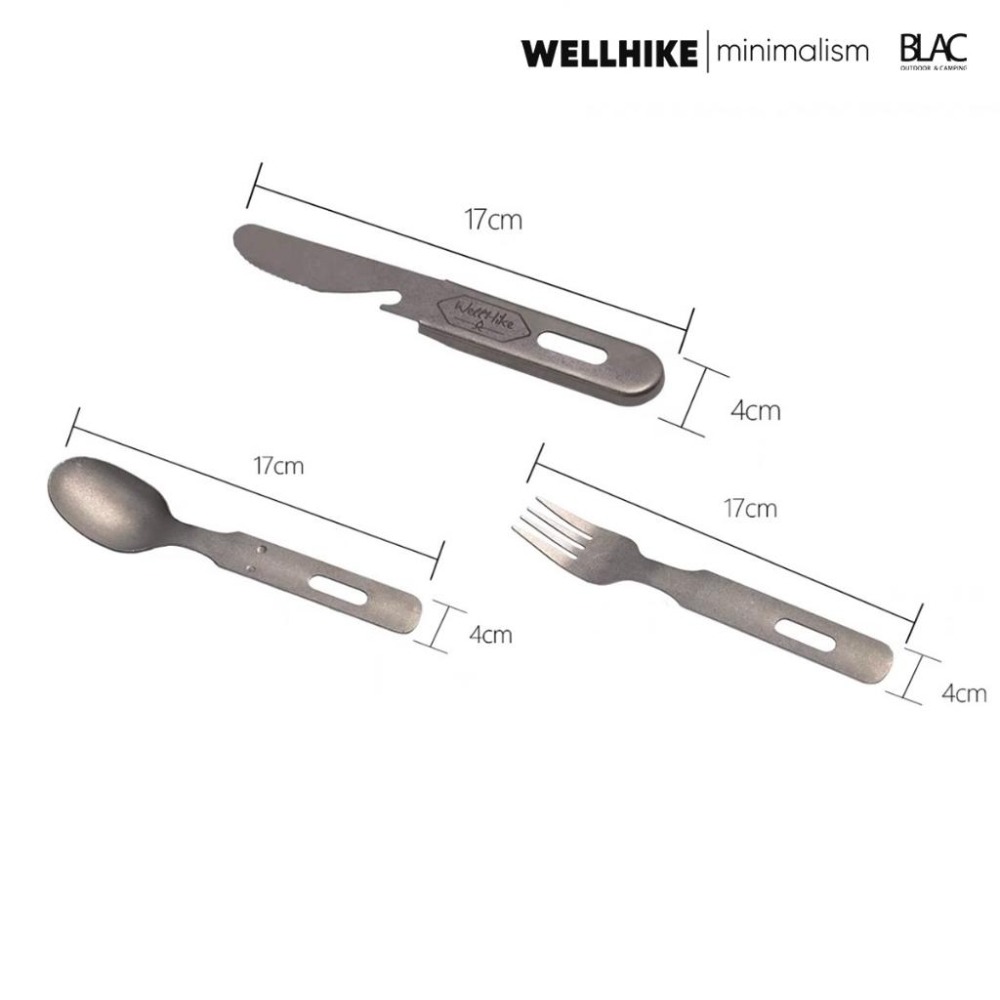 【BLAC黑客】WELLHIKE304不鏽鋼仿舊刀叉勺三件套装 復古仿舊石洗-細節圖7