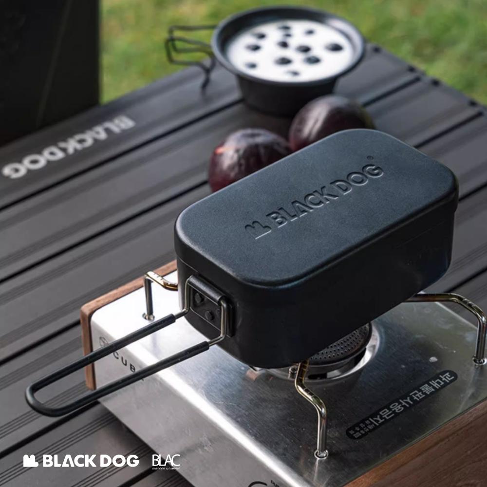 【BLAC黑客】BLACKDOG黑狗戶外露營煮飯神器餐盒飯盒 800ml 不沾塗層 可直火-細節圖2