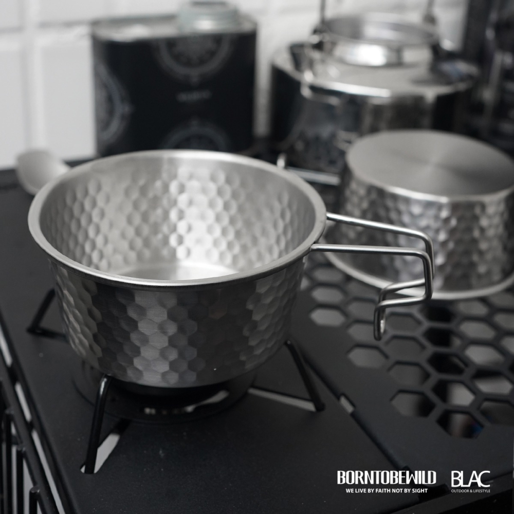 【BLAC黑客】304不鏽鋼立體蜂巢雪拉碗500ML-細節圖3