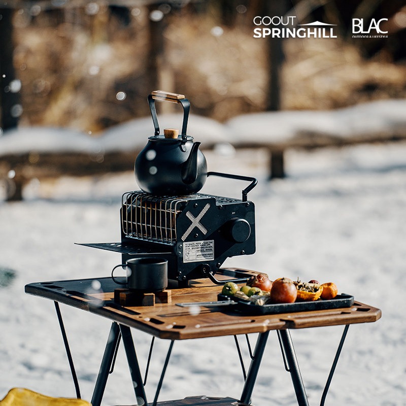 【BLAC黑客】春山瓦斯暖爐取暖器黑化版1100v 冬季取暖小鋼砲-細節圖2