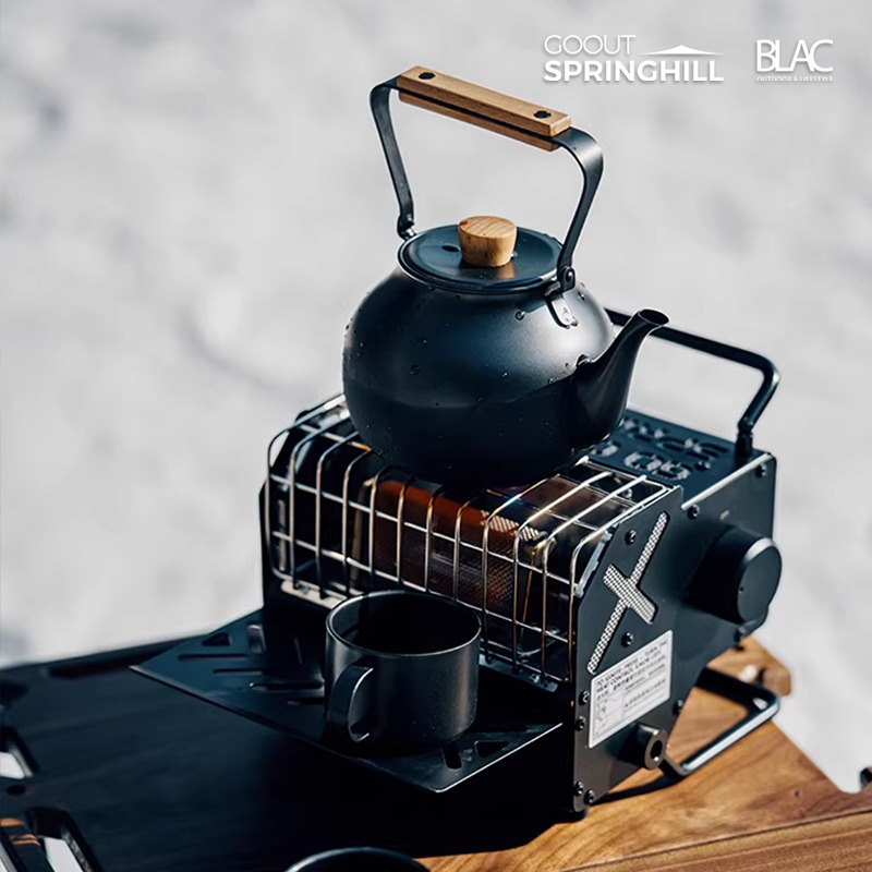 【BLAC黑客】春山瓦斯暖爐取暖器黑化版1100v 冬季取暖小鋼砲-細節圖3