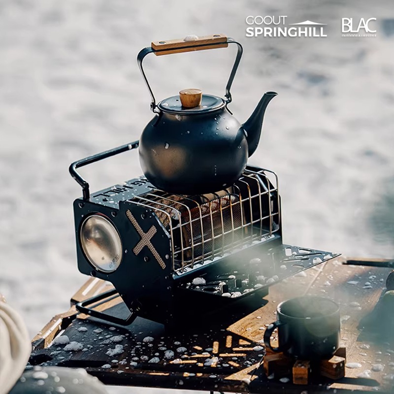 【BLAC黑客】春山瓦斯暖爐取暖器黑化版1100v 冬季取暖小鋼砲-細節圖4