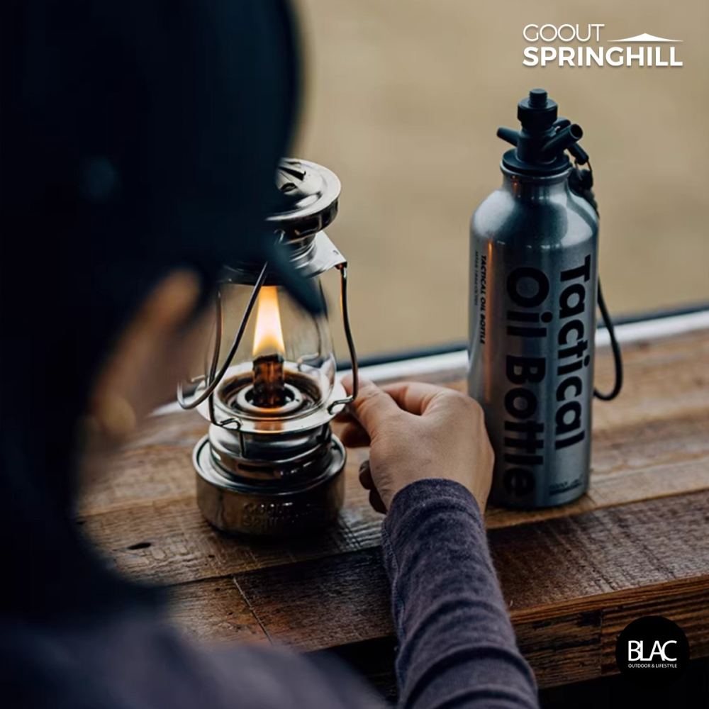 【BLAC黑客】春山油瓶油壺燃料瓶 雙壺嘴按壓出油 鋁合金500ml SPRINGHILL-細節圖9