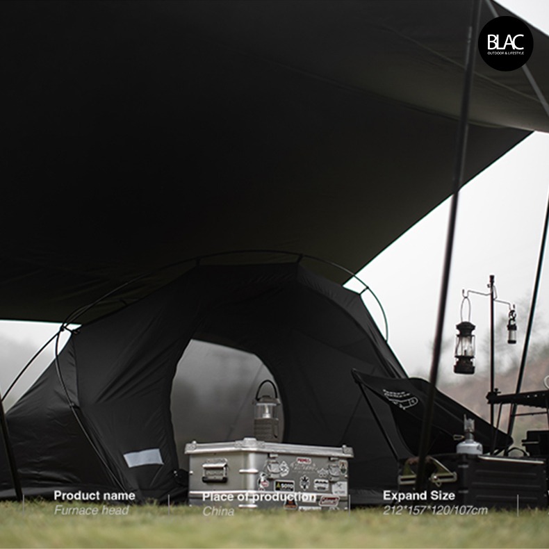 【BLAC黑客】OFFWEEK雲川雙人自立睡帳雙人帳篷袋鼠內帳 7075鋁合金骨架 機車露營-細節圖10