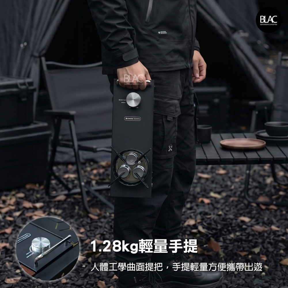 【BLAC黑客】IGT三爐頭氣爐瓦斯爐單口爐6.8kw 內建穩壓設計 防風拓展爐架 一體式點火旋鈕BUERK-細節圖9
