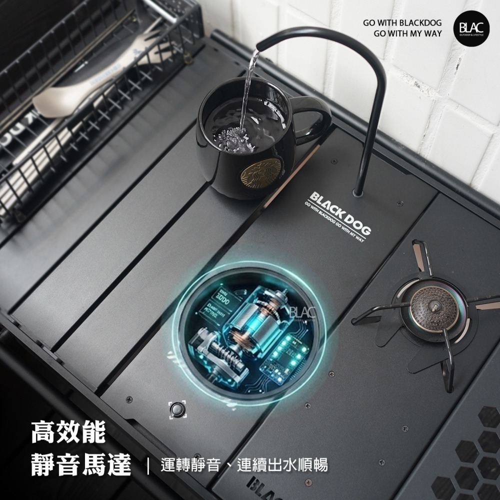 【BLAC黑客】BLACKDOG黑狗IGT電動飲水機上水器抽水器出水器 4000mah鋰電-細節圖2