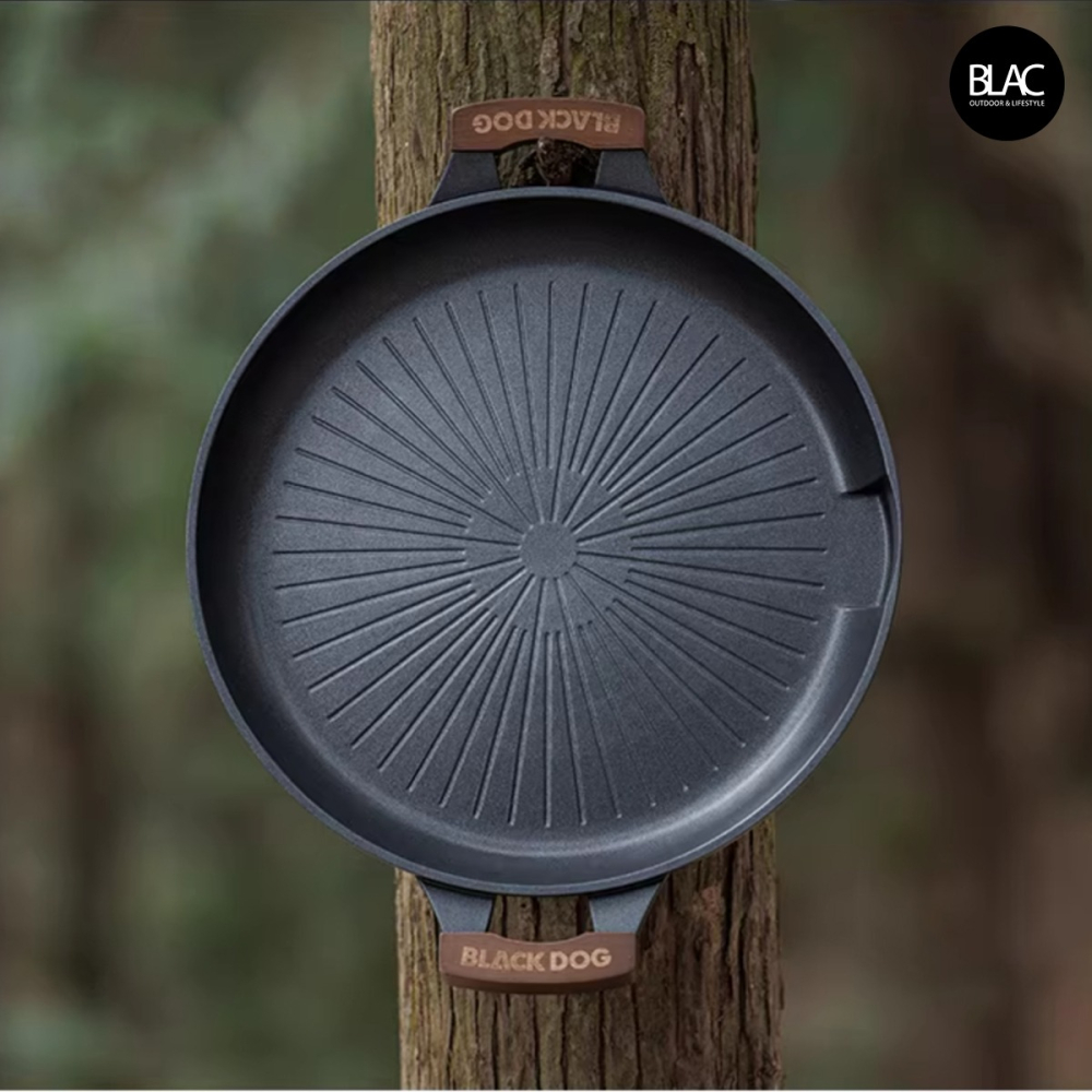 【BLAC黑客】BLACKDOG黑狗多功能深烤盤 複合材質壓鑄鍋底 不挑爐具電磁爐可用-細節圖9