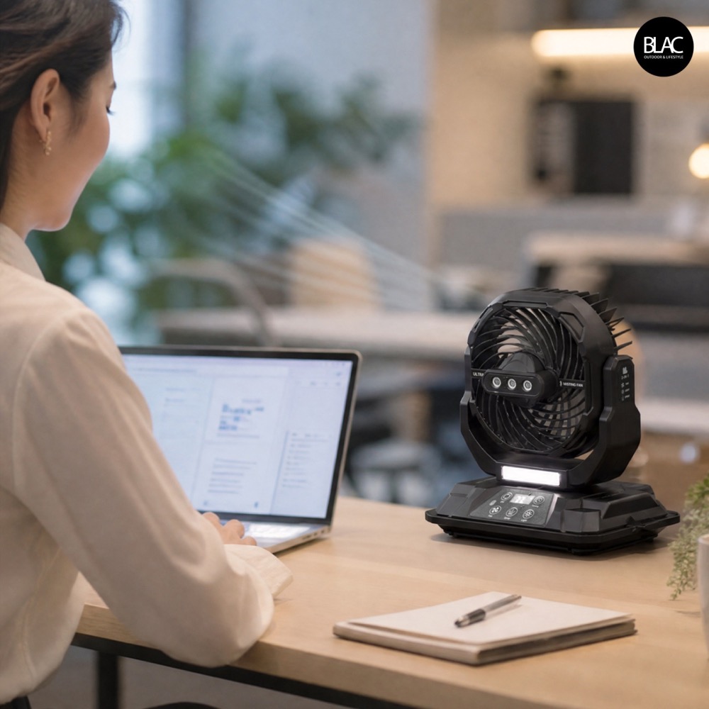 【BLAC黑客】BLACKDOG黑狗超聲波冰霧製冷風扇水冷扇空調扇 7公升製冷水箱-細節圖4