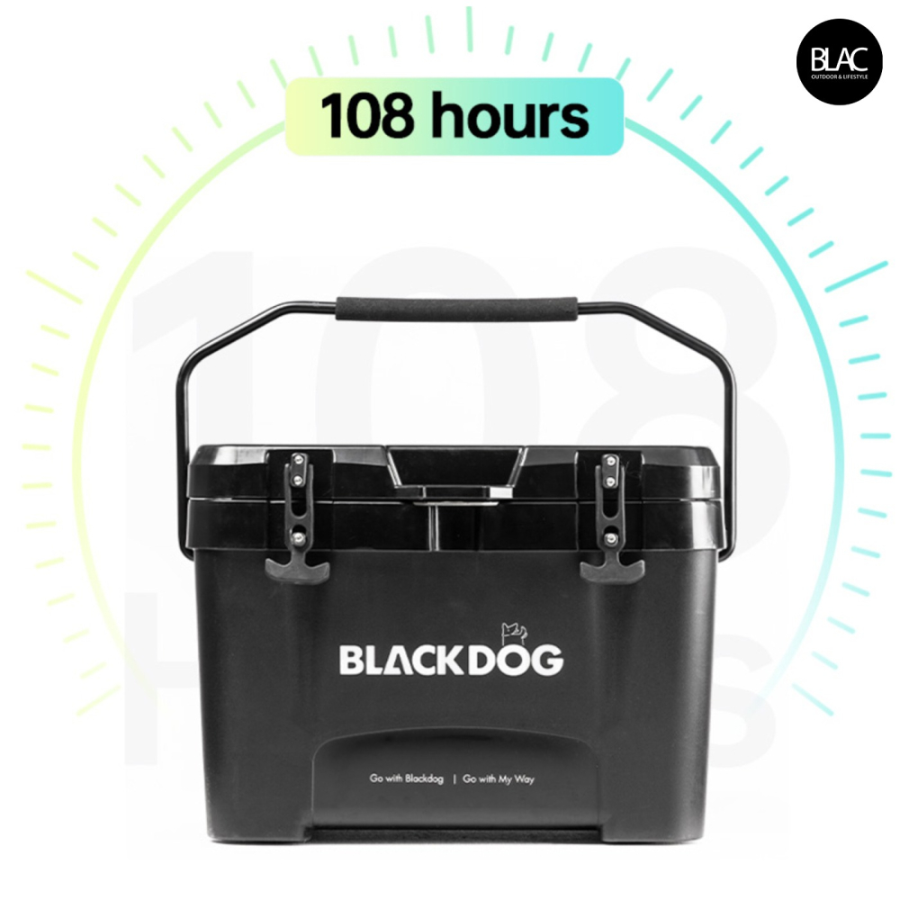 【BLAC黑客】BLACKDOG保冰箱保冰桶保溫箱釣魚冰箱26L 長效保溫保冰 一體成型內層PP+PU保溫-細節圖5