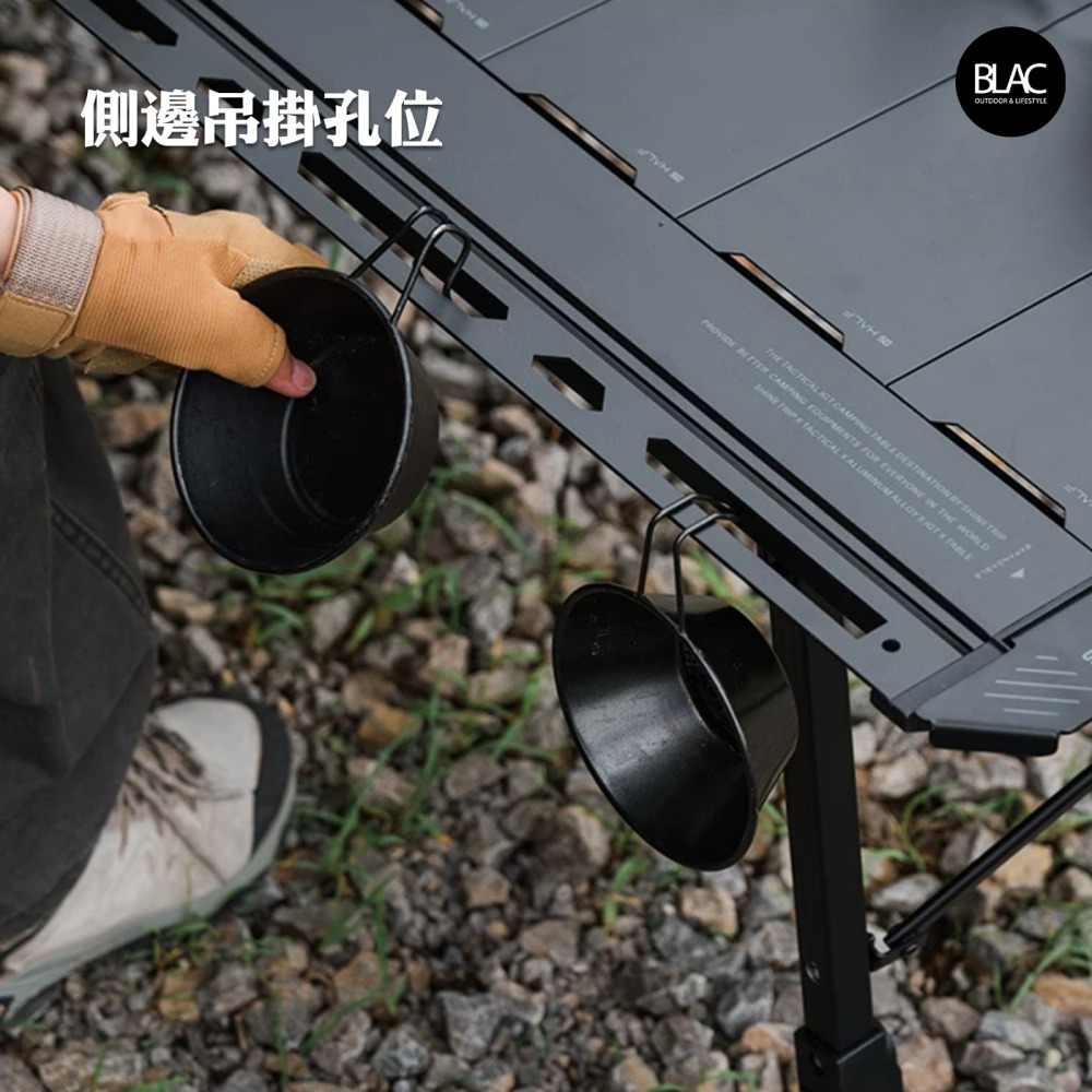 【BLAC黑客】山趣IGT折疊桌露營桌系統桌 戰術風格戶外露營ShineTrip-細節圖8