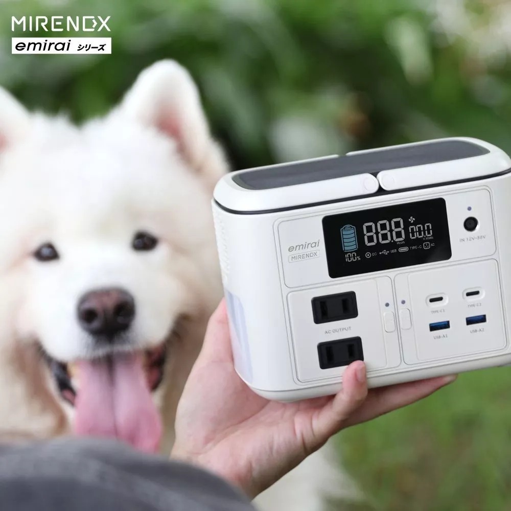 日本emirai小瓦力PRO儲能電源行動電源電站NEX430免運【BLAC黑客】300w60000mAh 110V可用-細節圖3