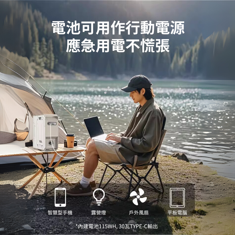 戶外露營行動熱水器淋浴器 智能恒溫瞬熱式【BLAC黑客】戶外野營車宿車泊車露熱水器淋浴器 Powerhino智控S2-細節圖5