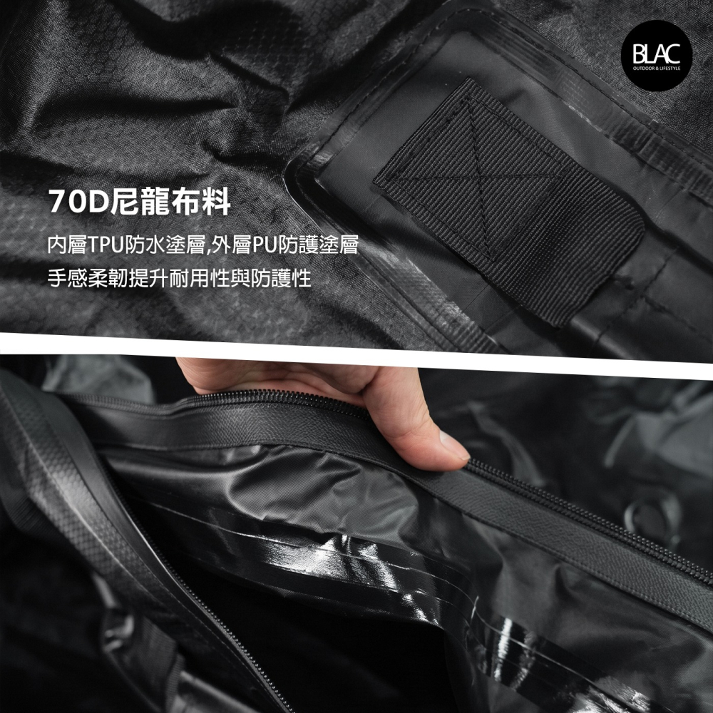 CAMVIL充氣帳篷壓縮袋真空氣密壓縮袋 硬式壓縮河豚包【BLAC黑客】COODY DIADAMO 星火MARS迪卡儂-細節圖8
