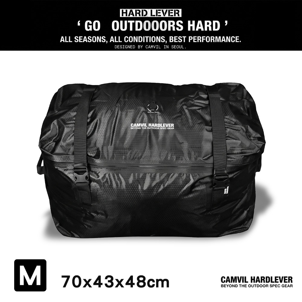 CAMVIL充氣帳篷壓縮袋真空氣密壓縮袋 硬式壓縮河豚包【BLAC黑客】COODY DIADAMO 星火MARS迪卡儂-規格圖10