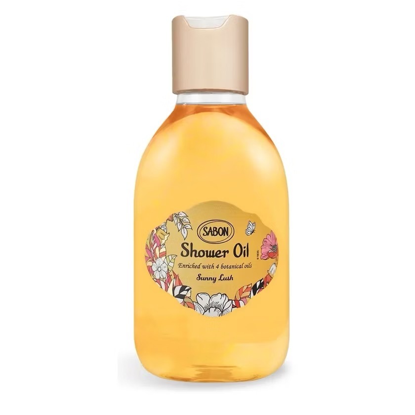 ￼(現貨)SABON  橙沐向陽 微風拂綠 Sunny Lush Green Breeze沐浴油 300mL-規格圖1