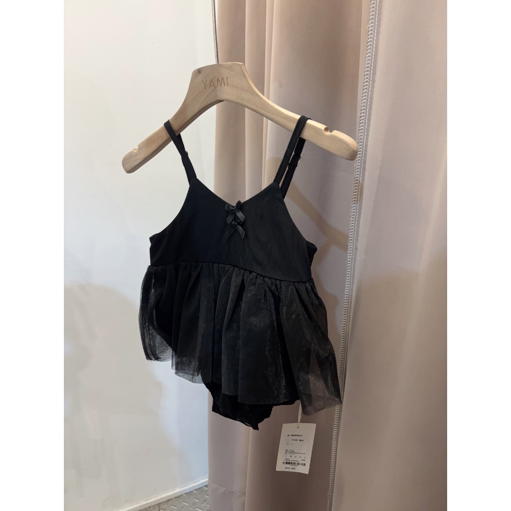 054單一價細帶黑紗洋-細節圖2