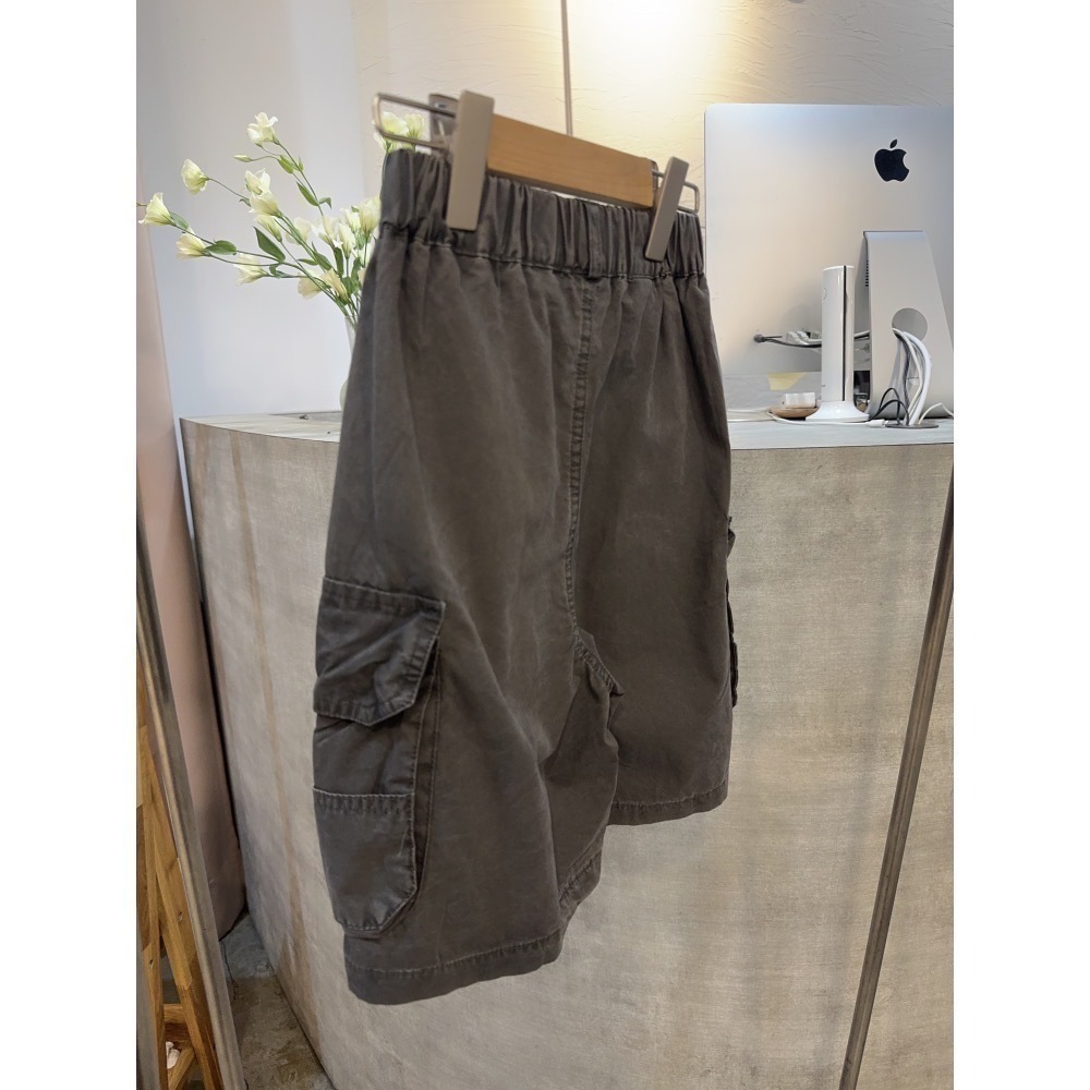 10382大男孩炭灰口袋褲/8折-細節圖2