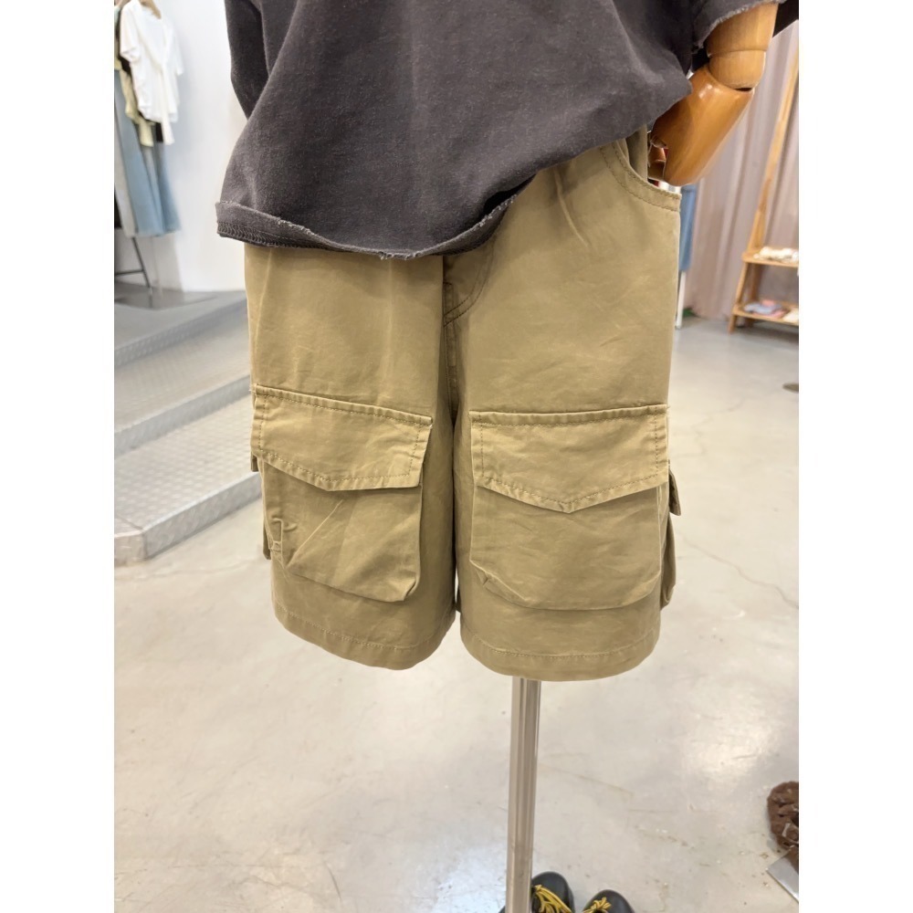 10492單一價大男女孩口袋卡其褲/85折-細節圖2