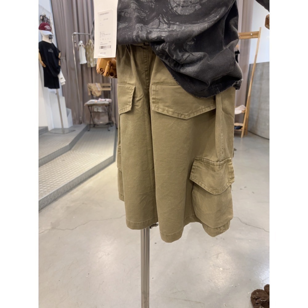 10492單一價大男女孩口袋卡其褲/85折-細節圖3