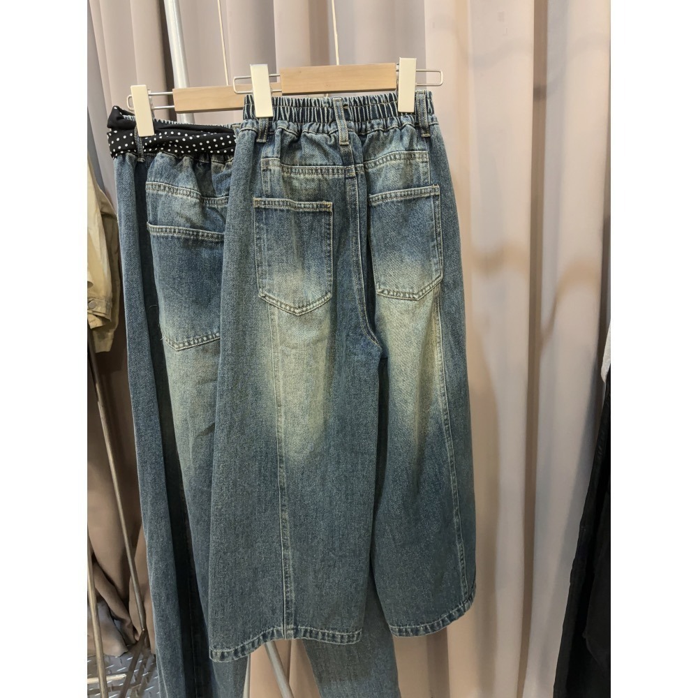 10674大男女孩彎刀寬褲-細節圖2