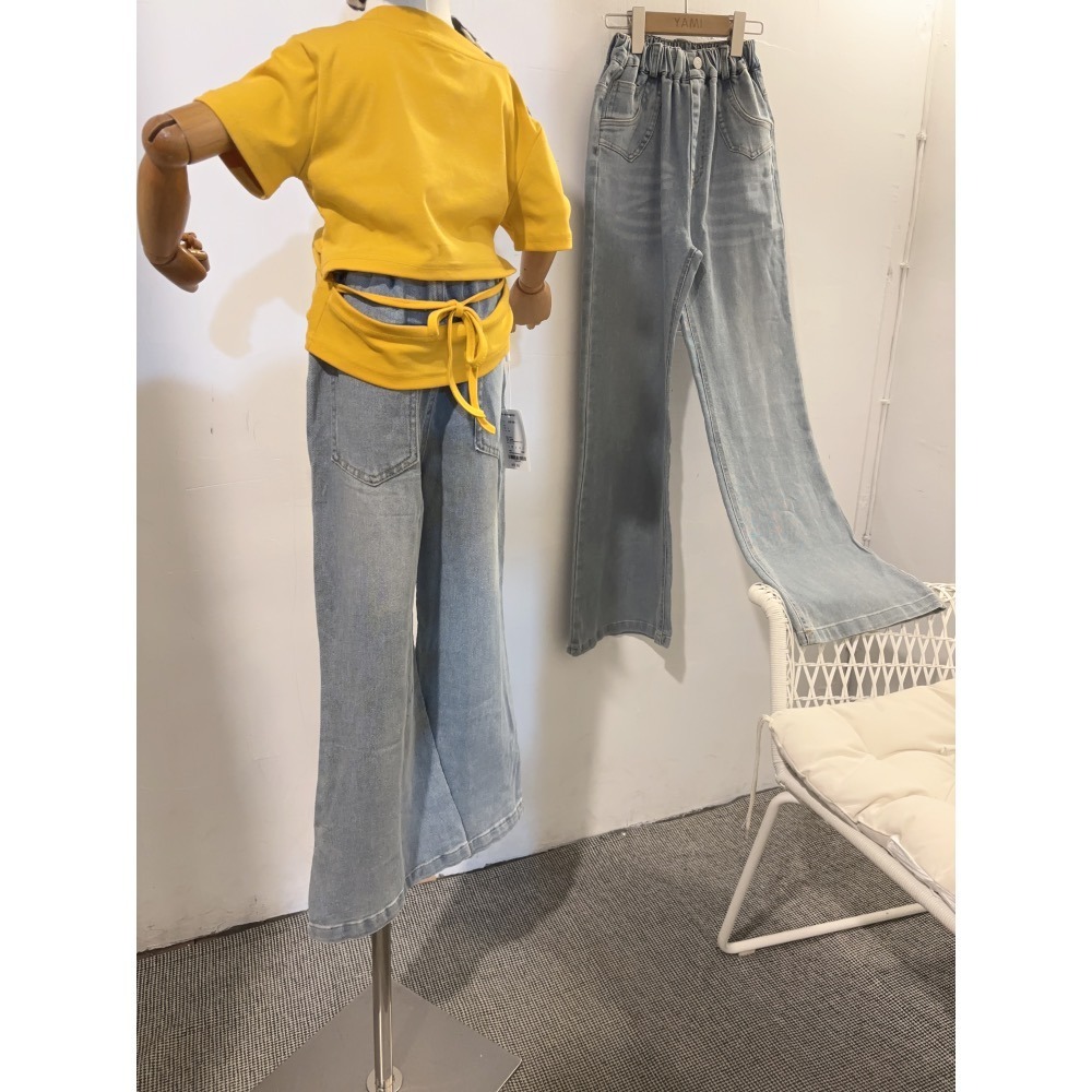 11041單一價大女孩喇叭褲-細節圖6