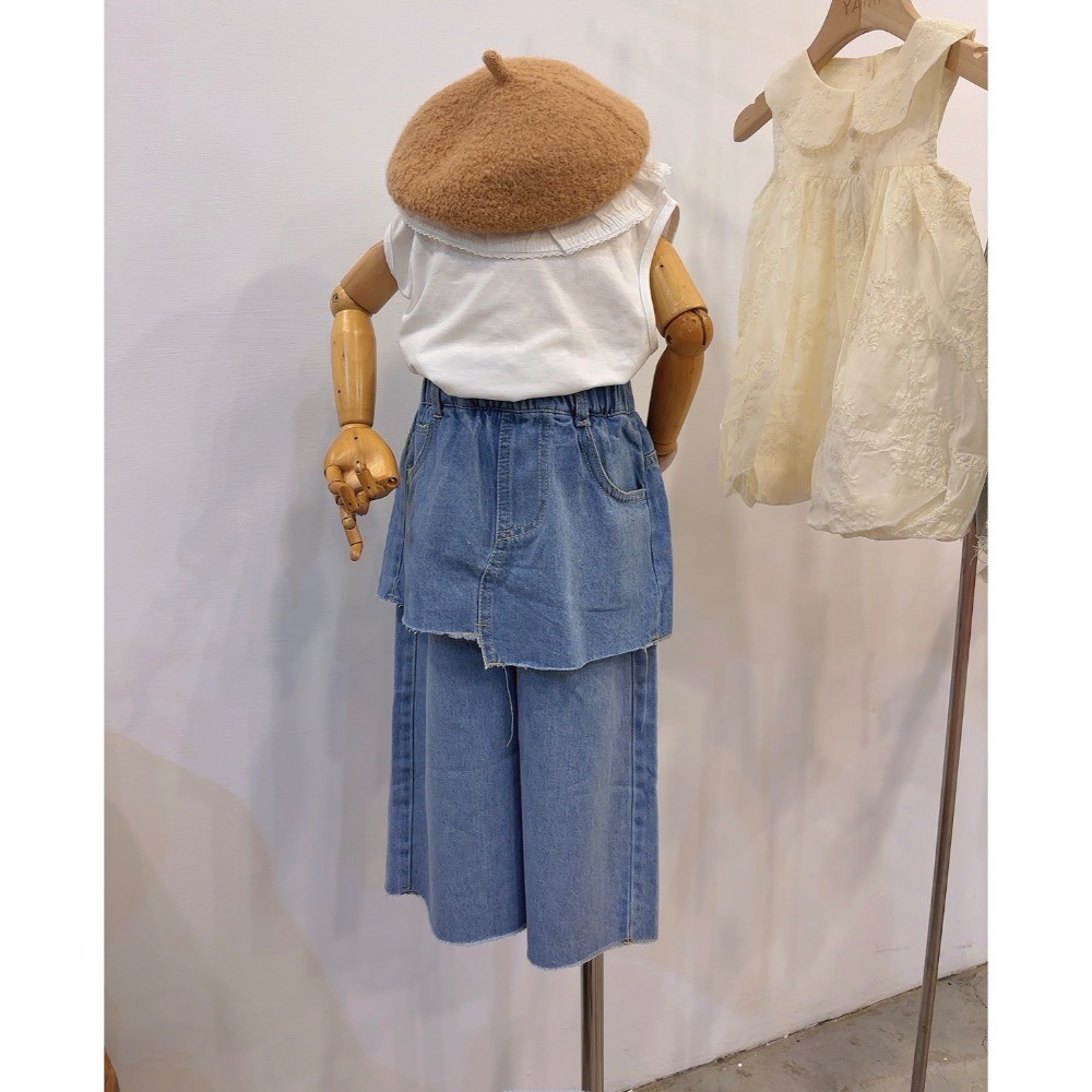 11042單一價＼一片裙寬褲-細節圖2