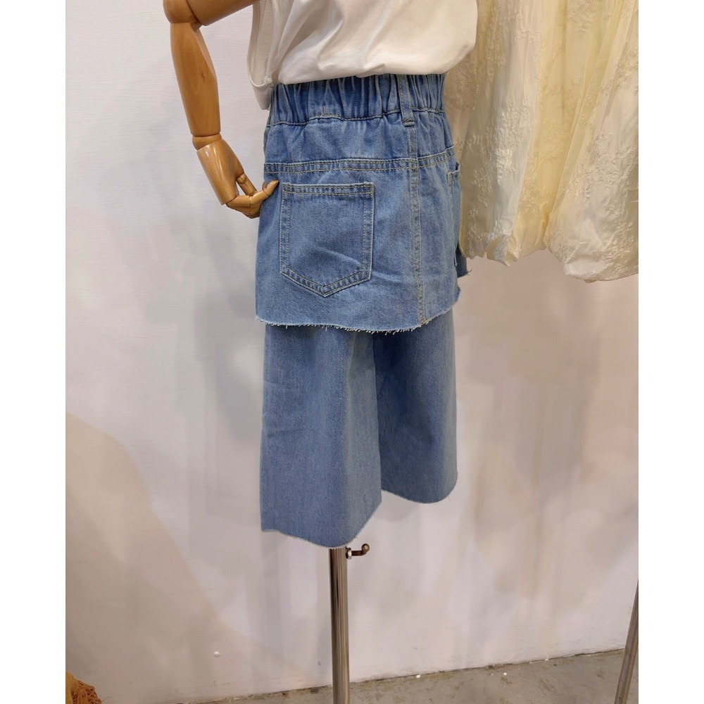 11042單一價＼一片裙寬褲-細節圖3