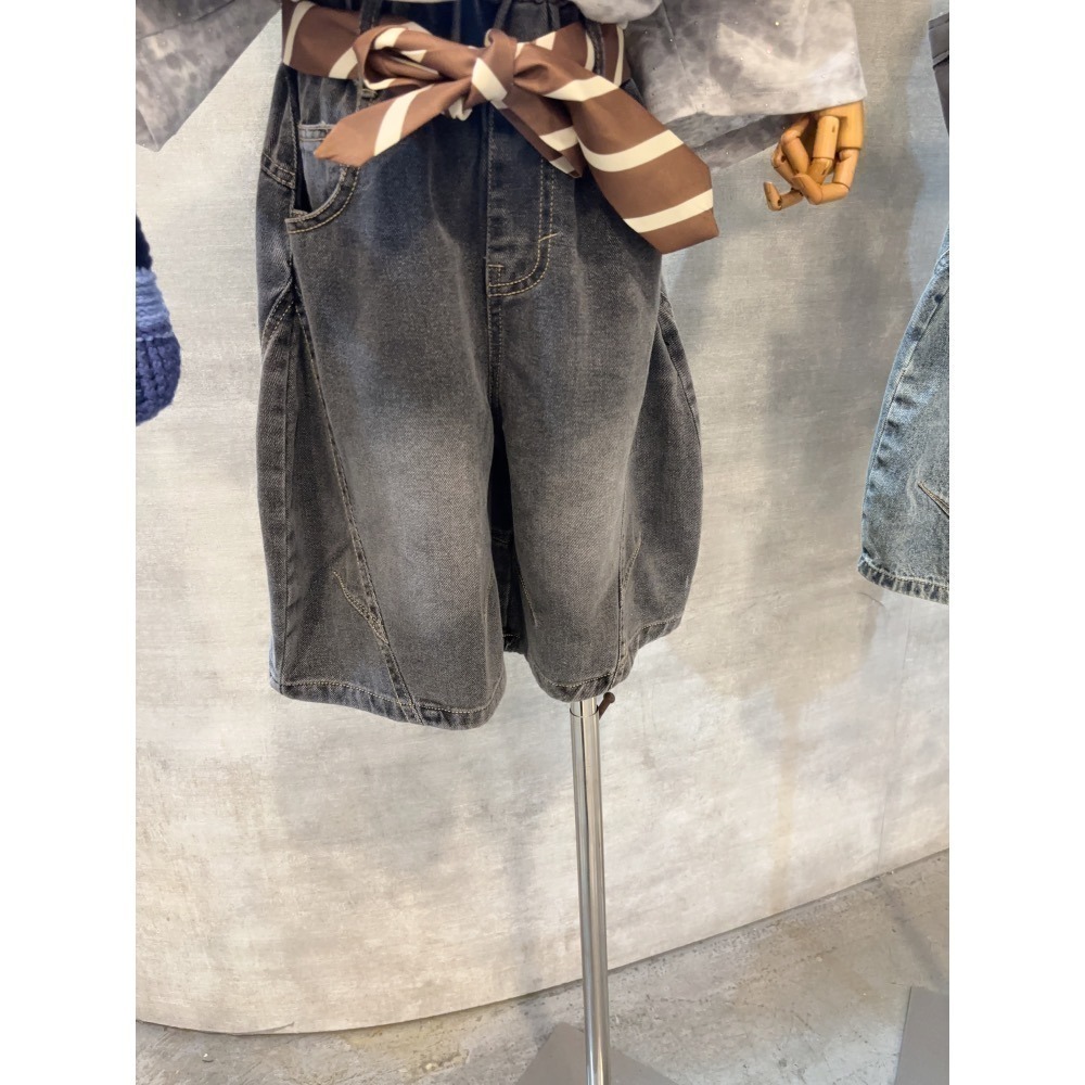 11056大男女孩彎刀五分褲-細節圖6